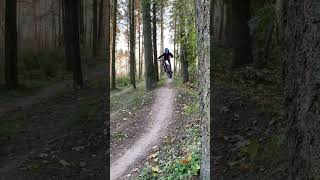 Sound on🔊biking downhill mtbjumps downhillbiking [upl. by Sherurd937]