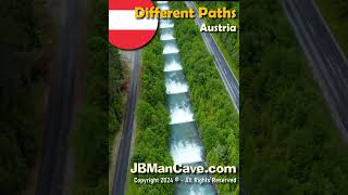 DIFFERENT PATHS in AUSTRIA JBManCavecom Shorts [upl. by Noleta758]