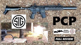 Sig MCX Gen 2 177  Regulated PCP Tank UPGRADE Full Review Sig Sauer SemiAuto Pellet Rifle [upl. by Nelie]