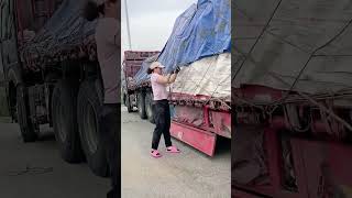 Truck tarp fastening process [upl. by Hurless747]