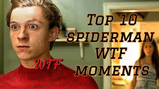 Top 10 spiderman WTF moments [upl. by Haliehs]