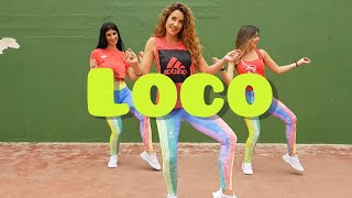 Loco  Justin Quiles Chimbala Lennox ZUMBA coreografía zumba loco chimbala [upl. by Spielman]