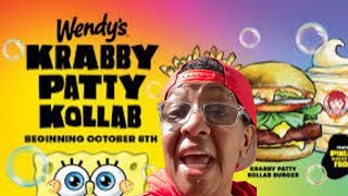 Wendys NEW Krabby Patty Kollab Review [upl. by Hsakaa245]