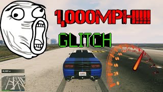 NEW GTA 5 SPEED GLITCH ANY CAR [upl. by Etnwahs]