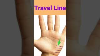 Travel amp foreign settlement in palmistry travel line in palmpalmistryytshortshastrekhatravel [upl. by Anahpos]