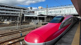 【右側車窓】秋田新幹線はやぶさ•こまち51号秋田行き 東京→秋田【Rightview】AkitaShinkansen HayabusaKomachi 51 For Akita Tokyo→Akita [upl. by Aikkan524]