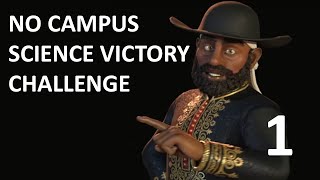 CAN YOU WIN A SCIENCE VICTORY WITHOUT CAMPUSES  Civ 6 Deity  Ethiopia  Episode 1 [upl. by Atibat882]