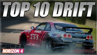 Forza Horizon 4  Top 10 BEST DRIFT CARS [upl. by Fedirko]