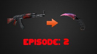 CSGO rep  Trading from Nothing to Knife  Episode 2  8 Profit [upl. by Teague]