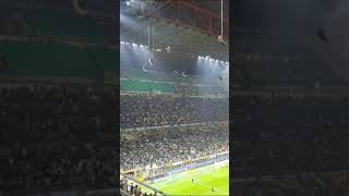 Inter supporters vs Red Star at Champions League match UCL shorts footballpassion [upl. by Naej272]