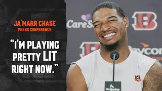 JaMarr Chase Press Conference  Oct 24 [upl. by Chavey]