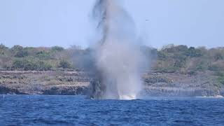 USAF AC130J Ghostrider TAKES OUT Vessel in the South China Sea [upl. by Agate]