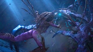 Kerrigan and Artanis Fight with Hybrid Starcraft 2 Protoss  Unlikely Allies in Ulnar Temple [upl. by Salb]