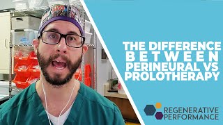 The difference between Perineural vs Prolotherapy [upl. by Albertson437]