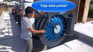 Funcionamento da porta de autoclave Ardode com abertura rápida [upl. by Wei]