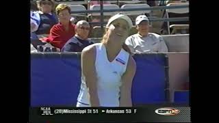 2003 Scottsdale SF Kim Clijsters vs Meghann Shaughnessy [upl. by Yrogreg]