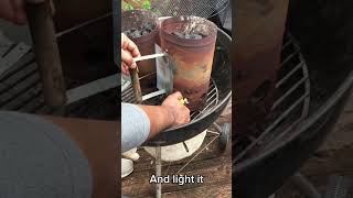 How to Light Charcoal Grill with a Chimney Starter [upl. by Hcone]