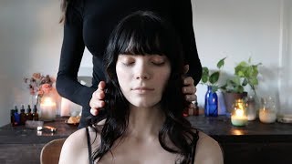 ASMR massage with reiki for relaxation and mental clarity whisper [upl. by Einot]