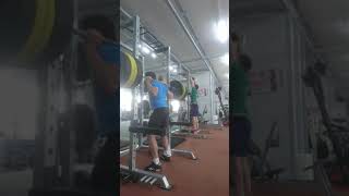 170kg Olympic ATG Squat Long Femur HOW TO [upl. by Arlee894]