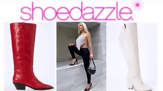 SHOEDAZZLEJUSTFAB TRY ON HAUL amp REVIEW  FALL BOOTS EDITION 2023 [upl. by Montagna]