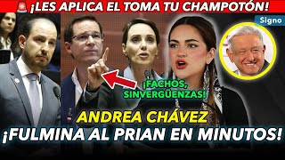 Andrea Chávez tumbó por completo al PAN Siempre estuvieron en contra de los programas de Bienestar [upl. by Irina396]