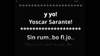 Yoskar Sarante pensando en ella karaoke [upl. by Nnylarak]