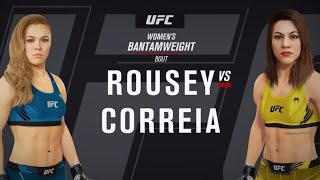 Ronda Rousey vs Bethe Correia Ufc [upl. by Painter]