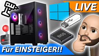 GAMING PC einrichten in ECHTZEIT für Anfänger BIOS Update Treiber amp Windows 11 Installation [upl. by Naveb]