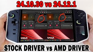 Stock vs AMD Driver for LENOVO LEGION GO Which One Is More Stable [upl. by Jennica214]