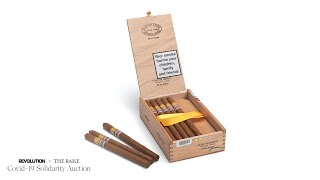 Hunters amp Frankau Donate Box of Rey Del Mundo La Reina Cigars to Covid19 Solidarity Auction [upl. by Naitirb239]