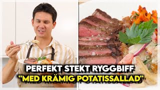 Ryggbiff med Krämig Potatissallad [upl. by Shelbi]