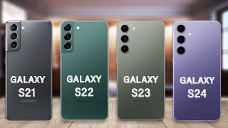 Samsung Galaxy S24 Vs Galaxy S23 Vs Galaxy S22 Vs Galaxy S21 Specs Review [upl. by Swords]