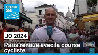 JO de Paris 2024  90 cyclistes attendus sur la butte Montmartre • FRANCE 24 [upl. by Rotberg]