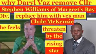 Daryl Vaz remove Cllr Stephen Williams St Margrets Bay Div amp replace him with yes man C Mckenzie [upl. by Annhoj216]