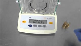 Sartorius TE64 Analytical Balance [upl. by Llessur]