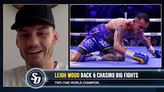 JOSH WARRINGTON I KO HIM EVERY TIME  Leigh Wood is BACK amp reacts to rival [upl. by Yelnikcm813]