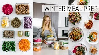 MEAL PREP for WINTER  healthy recipes  PDF guide [upl. by Erdnael]