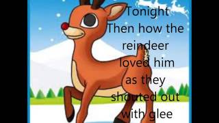 Rudolph The Red Nosed Reindeer Lyrics [upl. by Goetz]