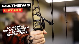 2024 Mathews Lift 295 Bow Review  Speed Test [upl. by Aiceled]