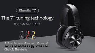 Bluedio T7 Wireless Headset Unboxing and Quick Review [upl. by Anel431]