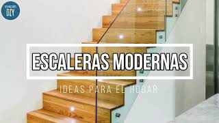 100 IDEAS ESCALERAS MODERNAS 2024  ESCALERAS PEQUEÑAS  IDEAS DISEÑO ESCALERAS INTERIORES [upl. by Redd]