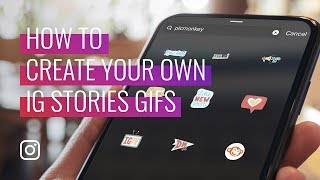 How to Make Custom GIFs for Instagram Stories [upl. by Lebanna]