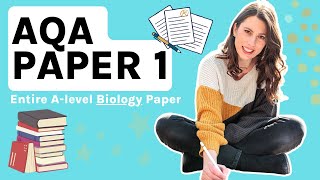 Biology Alevel 2025 exams 2025 AQA paper 1 or ENTIRE AS LEVEL Learn all the theory for the exam [upl. by Dulci]