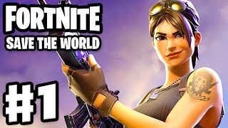 Fortnite Save the World  Gameplay Walkthrough Part 1  Stonewood PC [upl. by Anyale]