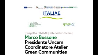 Green Communities per Montagne Comuni Territori  Intervista al Presidente Uncem Marco Bussone [upl. by Yruy124]