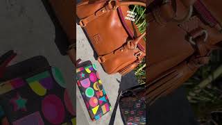 DOONEY amp BOURKE WE OUTSIDE BREANA FLORENTINE SATCHEL NANO ART DECO WRISTLET dooneyandbourke dooney [upl. by Kemppe]