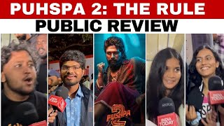 Pushpa 2 Public Talk amp Review  Public Reaction  Allu Arjun  Sukumar  Rashmika Mandanna [upl. by Elletse]