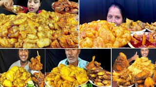 Asmr Most Oily Mutton Fat Curry Spicy Mutton Curry Crispy Fish Fry with Rice  Eating Show [upl. by Yessac]