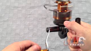 Okuma RAW II 80 Spinning Reels  JampH Tackle [upl. by Ardnalac636]