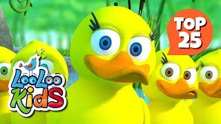 Five Little Ducks  S1EP65 Fun and Play MIX  LooLoo Kids Songs for Kids [upl. by Gilmer535]